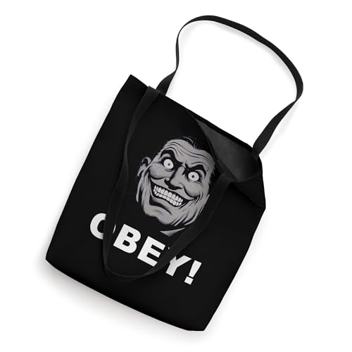 OBEY! Obay, Funny Sarcasm Satirical Satire Tote Bag