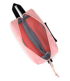 JanSport Perfect Pouch – Accordion Opening, Single Compartment with 3 Dividers, Small Internal Pocket, Misty Rose