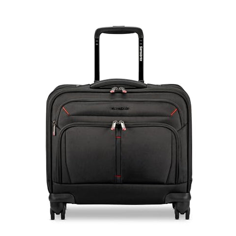 Samsonite® Xenon 4.0 Spinner Nylon Rolling Mobile Office with 15.6" Laptop Pocket and Tablet Pocket, 15-3/8"H x 15-3/4"W x 7-1/8"D, Black