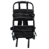 EAGWON Foldable Aluminum Hunting Pack Frame, Lightweight External Frame Hiking Backpacks, Alice Pack, Hunting Backpack Frame for Travel, Outdoor, Black