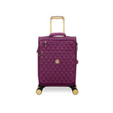 It Luggage Glimmering 22" Softside Carry-On 8 Wheel Expandable Spinner, Amaranth
