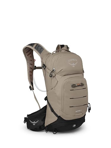 Osprey Raptor 14L Men's Mountain Biking Backpack with Hydraulics Reservoir, Pediment Grey | Osprey Backpacks