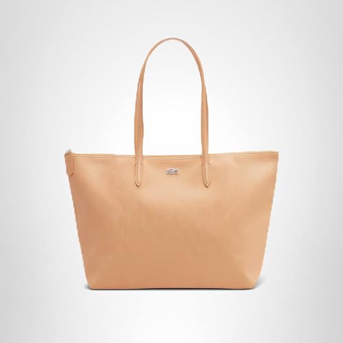 Lacoste Women's L.12.12 Concept Large Tote Bag, Tan (Smooth), One Size