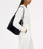 RADLEY London Waterloo Way Medium Zip-Top Leather Shoulder Bag (Black)