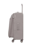 It Luggage Lustrous Luxe 32" Softside Checked 8 Wheel Spinner, Moon Rock