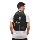 Bioworld Dragon Ball Z Goku Symbols Black 17.5” Adult Commuter Backpack