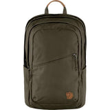 Fjällräven Raven 28 Backpack - Multi-Pocket Organization, Padded Support, Durable Fabric - Commuting, Travel, Dark Olive