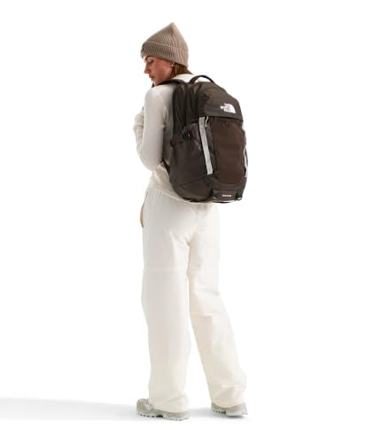 The North Face Recon Everyday Laptop Backpack - Daypack, Water Repellent, Laptop Sleeve, 2 Water Bottle Pockets, Dark Chestnut/Stone Slab, One Size