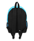 Everest Backpack with Front and Side Pockets, Turquoise