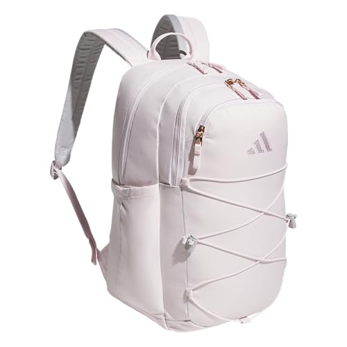 adidas Amplifier Backpack for Laptop, School and Gym, 28L, Distilled Pink/Dual Lilac Purple/Bungie, OSFA