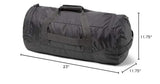 Eddie Bauer Stowaway Packable Duffel Bag | Travel | Foldable | Lightweight | Durable | Ripstop Polyester, 45L, Dark Smoke
