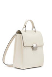 Calvin Klein Clove Triple Compartment Flap Backpack, Cherub White, One Size