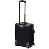 Preferred Nation 20 inch Folding Suitcase Luggage Carry On, Collapsible, packable, locking pull-up handle, in-line recess skate wheels.