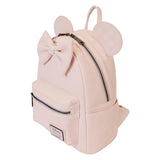 Loungefly Minnie Mouse Checkered Texture Mini Backpack