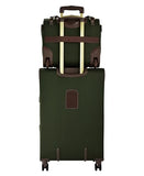 London Fog Nottingham 4 Piece Softside Luggage Set (USB, 20, 25 & 29), Olive Chestnut