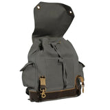 Rothco Vintage Expedition Rucksack - Classic Canvas Backpack for Everyday Adventures