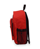 Everest Luggage Classic Backpack, Red, Medium