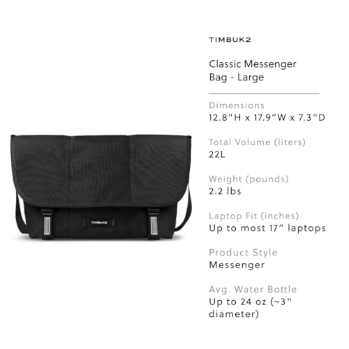 Timbuk2 Classic Messenger Bag, Army, Large