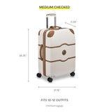 DELSEY PARIS Chatelet Air 2.0 Hardside Luggage with Spinner Wheels, Angora, 3 Piece Set, (19/24/28)