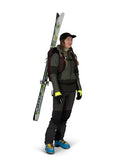 Osprey Firn 18L Ski and Snowboard Backpack, Elderberry Purple/Peppermint Green, Medium/Large