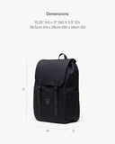 Herschel Retreat Backpack, Black Tonal, Small - 17L