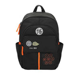 Bioworld Dragon Ball Z Goku Symbols Black 17.5” Adult Commuter Backpack