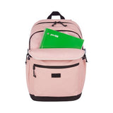 Roxy Women's Gateline Backpack | Everyday | Travel | 17" Laptop Sleeve | Bottle Side Pocket - Misty Rose