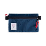 Topo Designs Accessory Bags, Travel Organizer Accessories for Smaller Items, Durable Storage Pouch, 3 Sizes, Fully Lined Pack Cloth (Small, Navy/Navy)