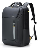 Lekespring Laptop Backpack 17.3 Inch Business Travel Backpack with USB Charging Port, Durable Lightweight Anti-Theft Work Computer Bag with Laptop Compartment, Black