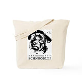 CafePress Obey The Schnoodle Propaganda Tote Bag Reusable Natural Beige Canvas Shopping Bag
