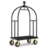 Hotel Luggage Cart, Heavy Duty Bellman Cart with 1600 lbs Capacity