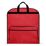Dalix 60" Foldable Garment Bag Suits Cover Dresses w Front Pocket Red