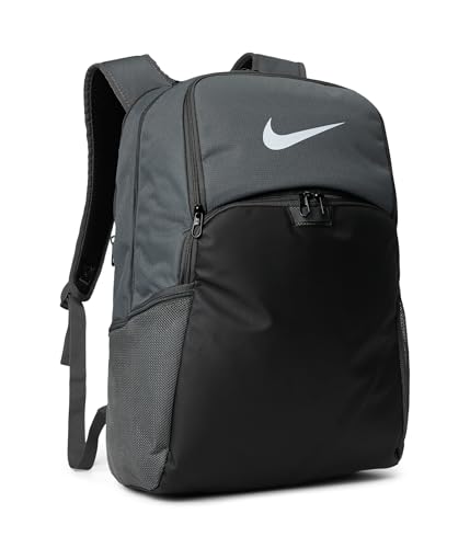 Nike Unisex Brasilia 9.5 Training Backpack (Extra Large, 30L), Iron Grey/Black/White, MISC