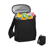 iyarkai Insulated Cooler Backpack, Backpack Cooler, 20 Can Backpack Cooler Leak Proof, Insulated Soft Cooler Bag, Lightweight, Cold-Weather Duffel Bag for Beach, Camping, Outdoor Activities, Black