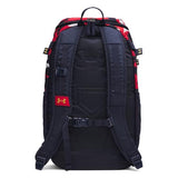 Under Armour Unisex Utility Baseball Backpack Print, (412) Midnight Navy / / Metallic Gold, One Size Fits All