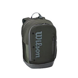 Wilson Tour Tennis Backpack - Dark Green, Holds up to 2 Rackets