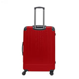 Flying Axis Collection Lightweight Hardside Expandable 8-Wheel Spinner Luggage, Cherry Red, 28-Inch Checked