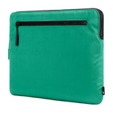 Incase Compact Laptop Sleeve with Flight Nylon - 16 Inch MacBook Pro and Laptop Case – Slim Computer Sleeve with Faux Fur Lining, Front Accessory Pocket with Zipper - Ocean Jade
