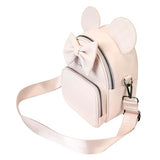 Loungefly Minnie Mouse Checkered Texture Convertible Mini Backpack & Crossbody Bag