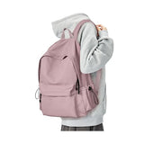 BJLFS Purple Backpack for Girls Women, Waterproof High School Bookbag, Lightweight Casual Travel Daypack,Classic Basic College Backpack, Middle School Bag for Teen Girls Boys Cute Back Pack