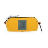 Topo Designs Burrito Bag – Small Accessory Pouch for EDC, Travel, Desk, Fully Foam Padded, Recycled Nylon Construction, 1L (Mustard)