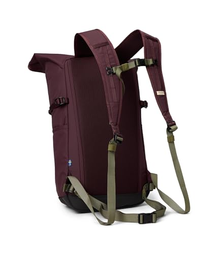 Fjällräven High Coast Foldsack 24 Backpack - Lightweight, Quick-Dry Fabric, Water-Resistant Design - Hiking, Travel, Blackberry