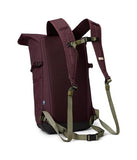 Fjällräven High Coast Foldsack 24 Backpack - Lightweight, Quick-Dry Fabric, Water-Resistant Design - Hiking, Travel, Blackberry