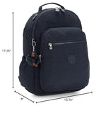 Kipling Women's Seoul 15" Laptop Backpack, Durable, Roomy with Padded Shoulder Straps, Built-In Protective Sleeve