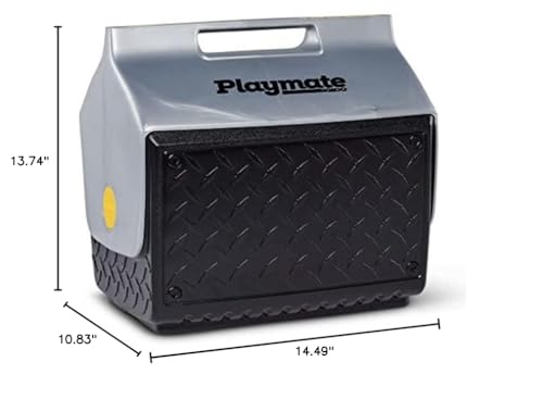 Igloo The Boss Playmate Cooler, Black/Grey, 14 Qt