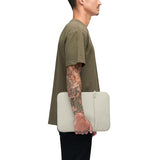 Incase Crosstown Sleeve with Woolenex - 13 Inch and 14 Inch Laptop and MacBook Sleeve – Vertical Orientation, Cushioned Protection, Durable Construction, External Slip Pocket - Limestone