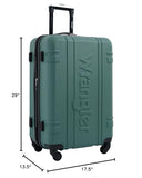 Wrangler 3 Piece Astral Travel Luggage Set, Sage Brush