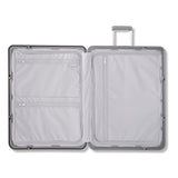 Framelock Max 29” Large Checked Hardshell Zipperless Luggage - Highly Secure Integrated Eazylock™ Mechanism - RightHeight™ Adjustable Handle - 360° Spinner Wheels - Airline Approved - Glacial Silver