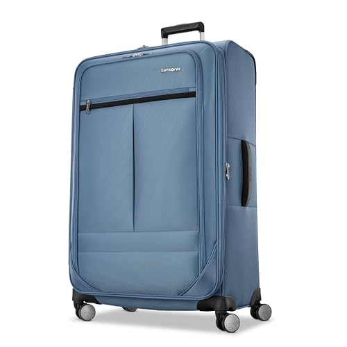 Samsonite Soft-Sided 29-Inch Lightweight Large Checked Expandable Element Suitcase: Durable, 360° Spinner Wheels, Adjustable | Backpacks4Less