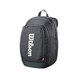 WILSON 2025 Tour Tennis Backpack - Black/White, Holds up to 2 Rackets
